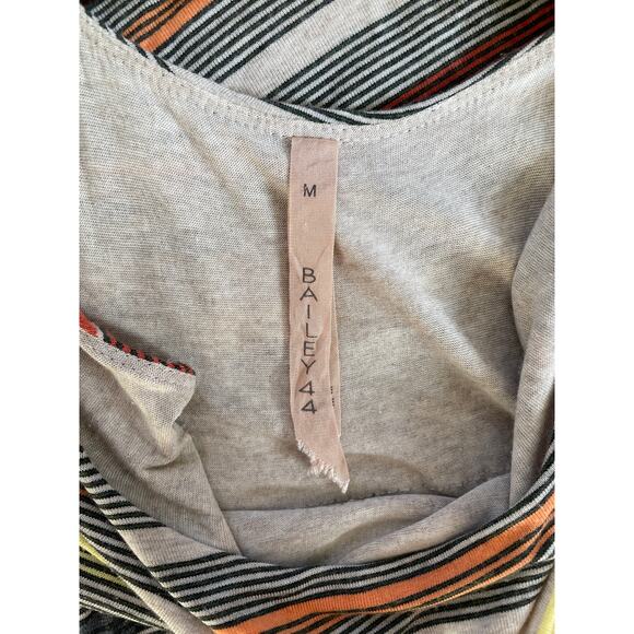 Bailey 44 Maia Column Striped Bodycon Stretchy Tank Dress, Cream, Coral, Medium - Picture 6 of 6